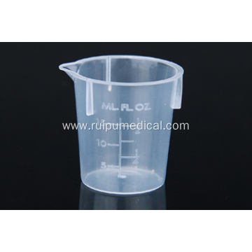 Transparent measuring cup